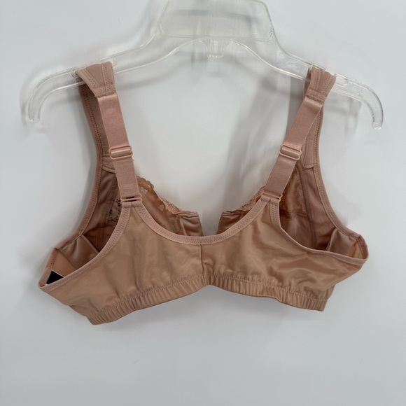 Avenue Women’s Front Closure Bra Underwire Tan Lace Size 40C Lace Adjustable NWT - Picture 4 of 8